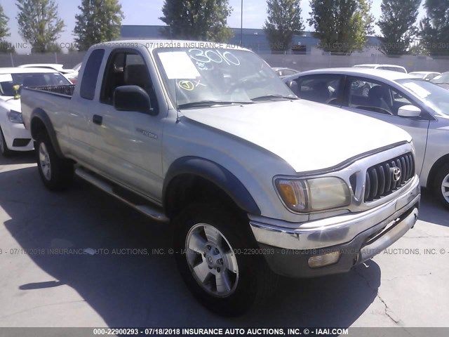 5TESN92NX3Z286547 - 2003 TOYOTA TACOMA XTRACAB PRERUNNER ვერცხლისფერი ფოტო 1