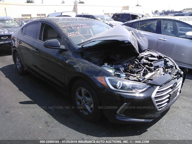 5NPD94LA1HH075825 - 2017 HYUNDAI ELANTRA ECO BLACK photo 1