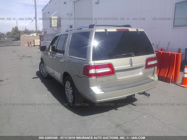 5LMFU27538LJ01502 - 2008 LINCOLN NAVIGATOR BEIGE photo 3