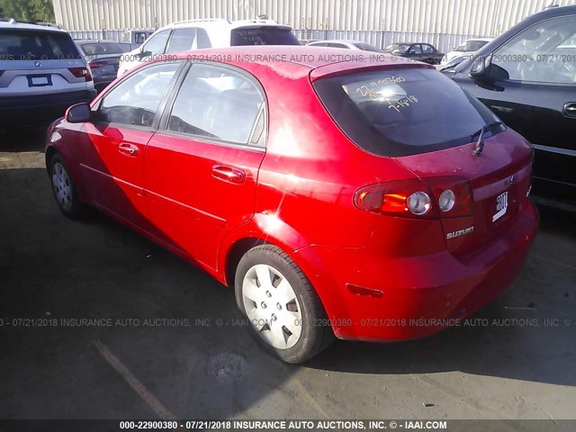 KL5JD66Z66K455553 - 2006 SUZUKI RENO RED photo 3