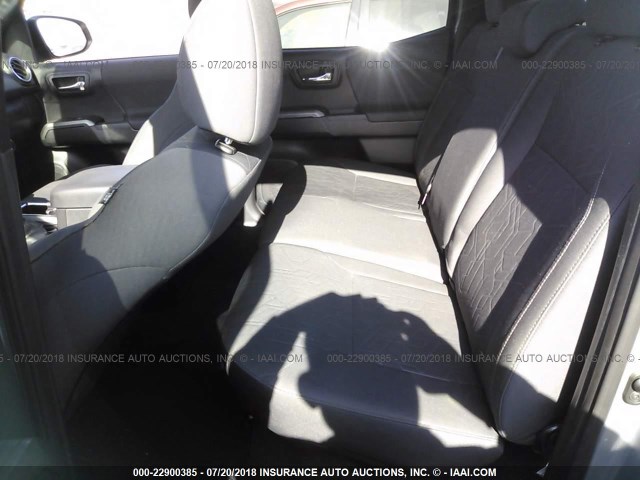 3TMAZ5CN3GM009247 - 2016 TOYOTA TACOMA DBL CAB/SR5/TRD SPORT/OR SILVER photo 8