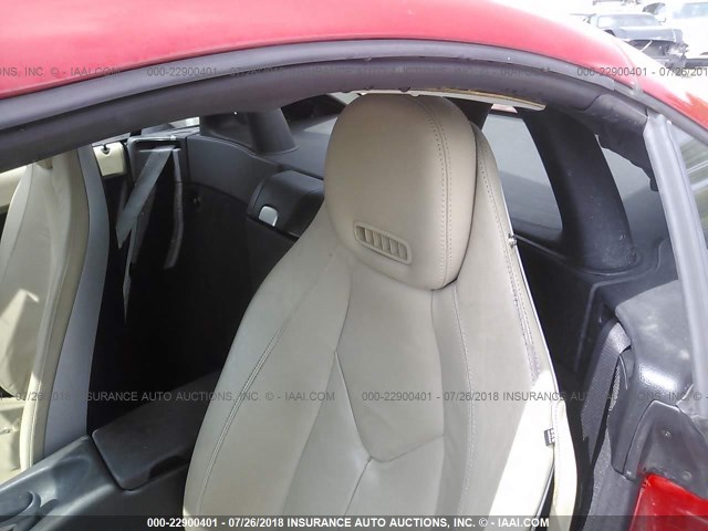 WDBWK54F88F178150 - 2008 MERCEDES-BENZ SLK 280 RED photo 8