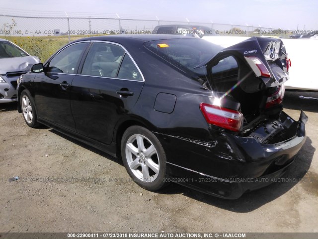 4T1BK46K17U529992 - 2007 TOYOTA CAMRY NEW GENERAT LE/XLE/SE BLACK photo 3