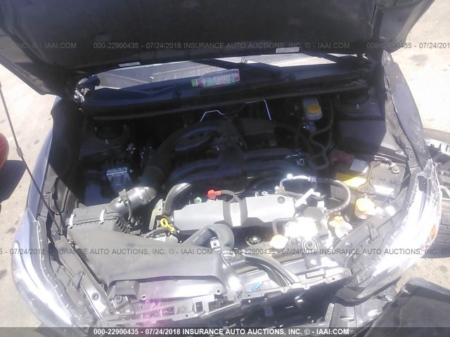 JF2GPABC3G8333393 - 2016 SUBARU CROSSTREK PREMIUM ნაცრისფერი ფოტო 10