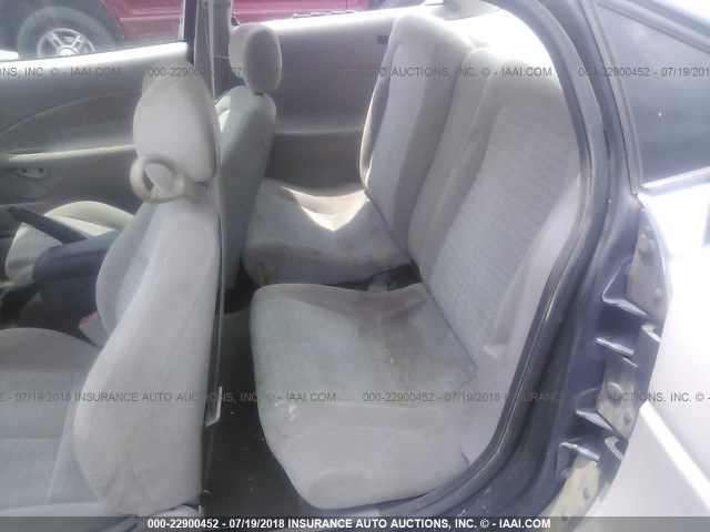 1G8ZR1279YZ105375 - 2000 SATURN SC2 SILVER photo 8