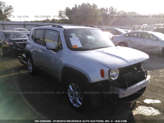 ZACCJABT0FPB57974 - 2015 JEEP RENEGADE LATITUDE SILVER photo 1