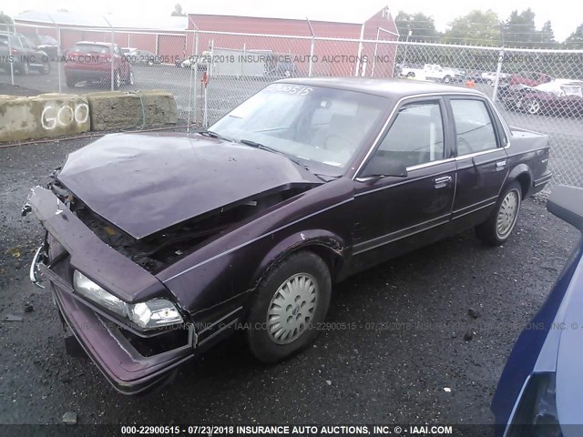 1G4AG55M1T6474478 - 1996 BUICK CENTURY SPECIAL/CUSTOM/LIMITED PURPLE photo 2