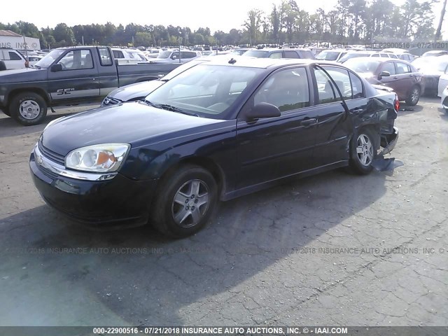1G1ZT54855F301615 - 2005 CHEVROLET MALIBU LS ლურჯი ფოტო 2