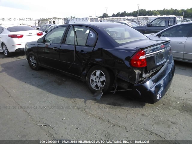 1G1ZT54855F301615 - 2005 CHEVROLET MALIBU LS ლურჯი ფოტო 3