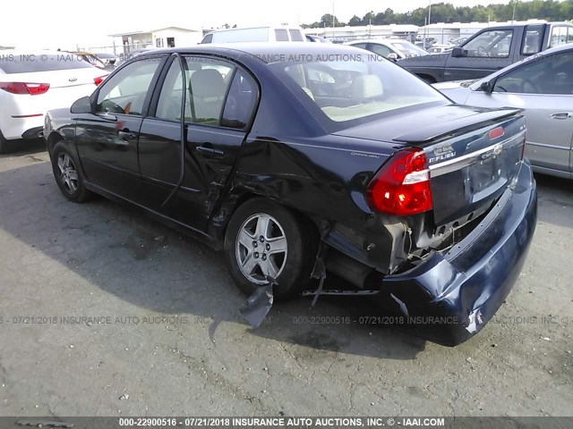 1G1ZT54855F301615 - 2005 CHEVROLET MALIBU LS ლურჯი ფოტო 6