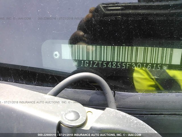 1G1ZT54855F301615 - 2005 CHEVROLET MALIBU LS ლურჯი ფოტო 9