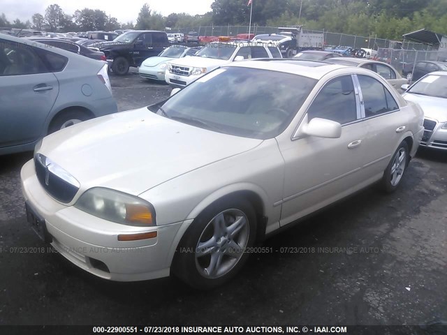 1LNHM87A82Y710347 - 2002 LINCOLN LS 奶油色 照片 2