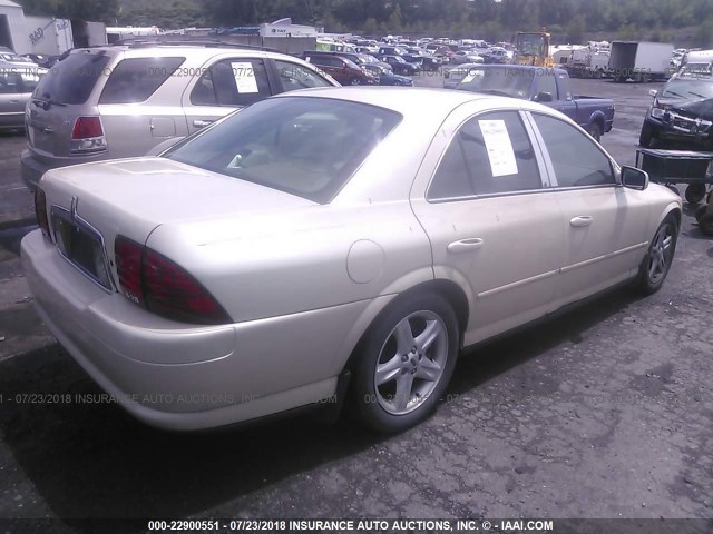 1LNHM87A82Y710347 - 2002 LINCOLN LS 奶油色 照片 4