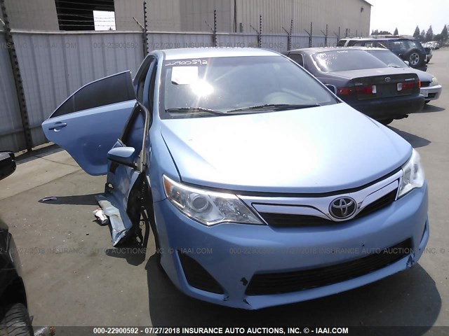 4T4BF1FK7DR276200 - 2013 TOYOTA CAMRY L/SE/LE/XLE ლურჯი ფოტო 1