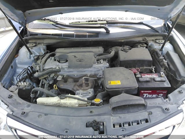 4T4BF1FK7DR276200 - 2013 TOYOTA CAMRY L/SE/LE/XLE ლურჯი ფოტო 10