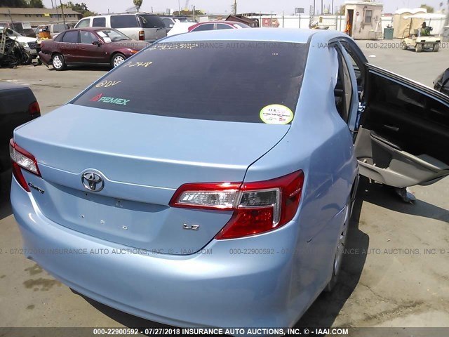 4T4BF1FK7DR276200 - 2013 TOYOTA CAMRY L/SE/LE/XLE ლურჯი ფოტო 4