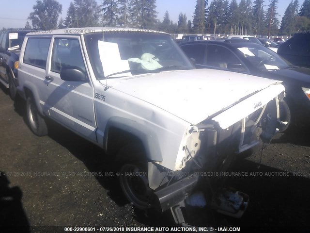 1J4FJ27S3VL528237 - 1997 JEEP CHEROKEE SE WHITE photo 1