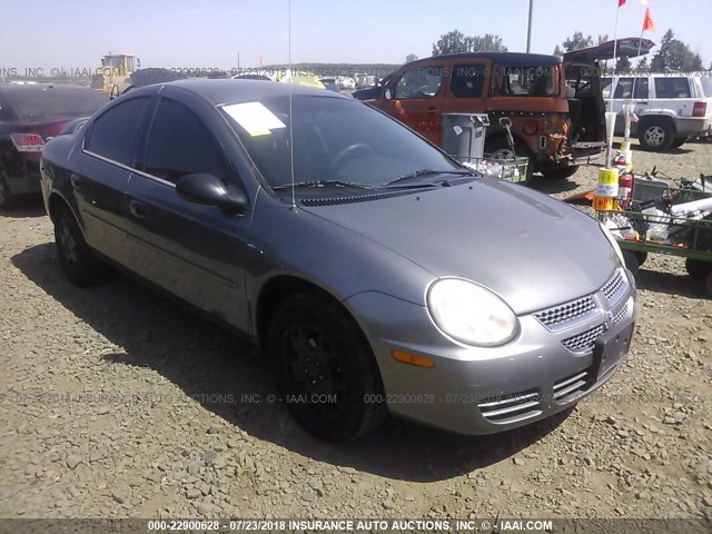 1B3ES56C95D251518 - 2005 DODGE NEON SXT 灰色 照片 1