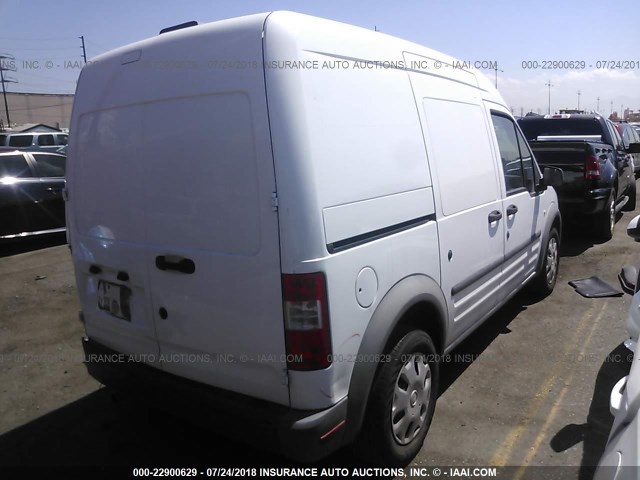 NM0LS7AN9CT077038 - 2012 FORD TRANSIT CONNECT XL WHITE photo 4