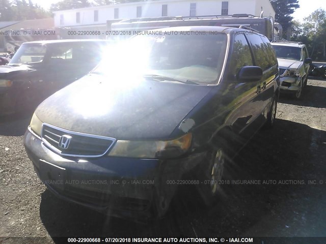 5FNRL186X3B126188 - 2003 HONDA ODYSSEY EX 深蓝色 照片 2