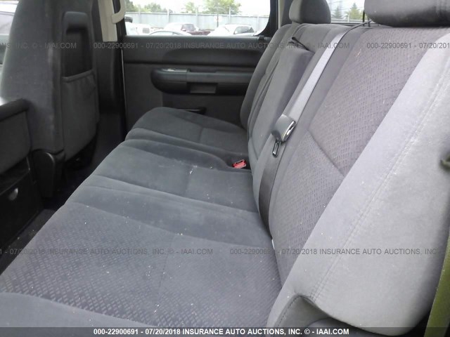 3GCEK13Y37G549091 - 2007 CHEVROLET SILVERADO K1500 CREW CAB GRAY photo 8