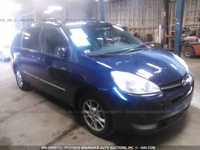 5TDBA22C35S038464 - 2005 TOYOTA SIENNA XLE/XLE LIMITED BLUE photo 1