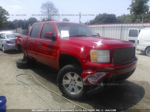 3GTEK13M98G113988 - 2008 GMC SIERRA K1500 RED photo 1