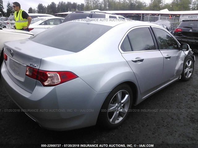 JH4CU2F66CC001390 - 2012 ACURA TSX TECH SILVER photo 4