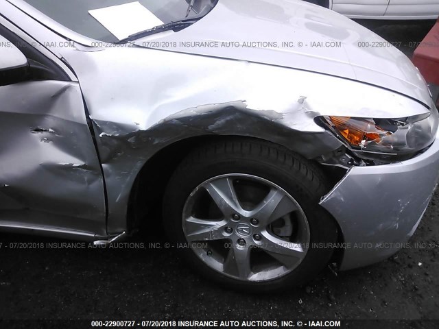JH4CU2F66CC001390 - 2012 ACURA TSX TECH SILVER photo 6