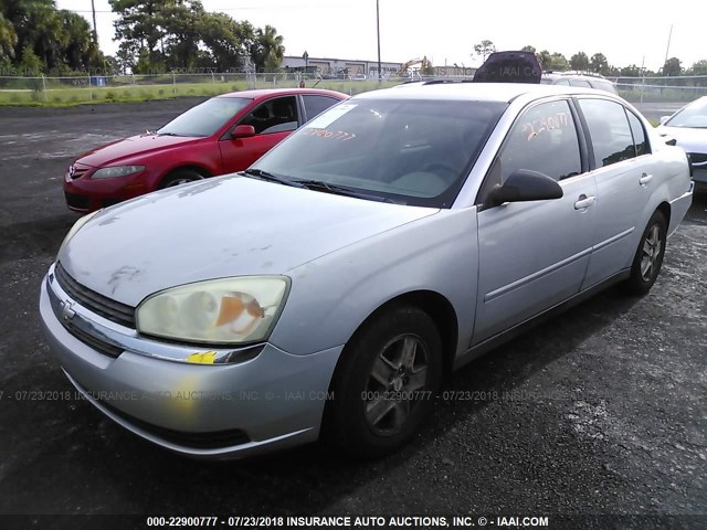 1G1ZT54825F211791 - 2005 CHEVROLET MALIBU LS ვერცხლისფერი ფოტო 2