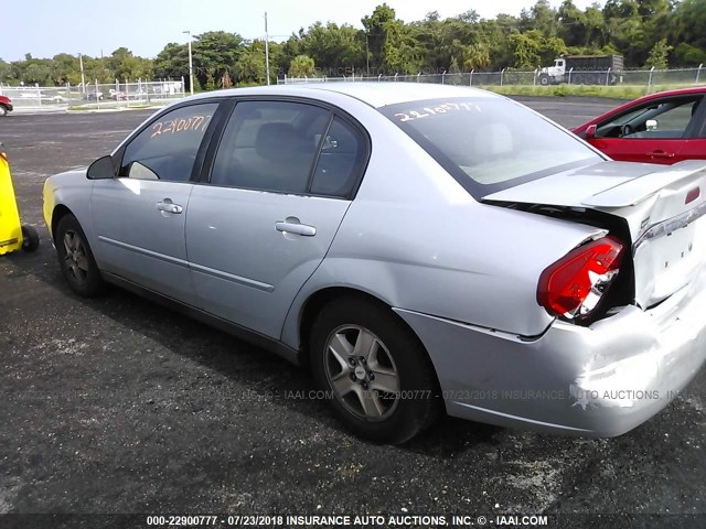 1G1ZT54825F211791 - 2005 CHEVROLET MALIBU LS ვერცხლისფერი ფოტო 3