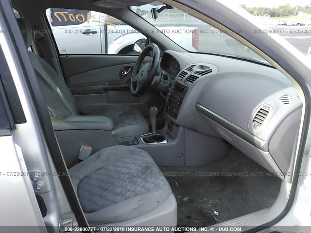 1G1ZT54825F211791 - 2005 CHEVROLET MALIBU LS ვერცხლისფერი ფოტო 5