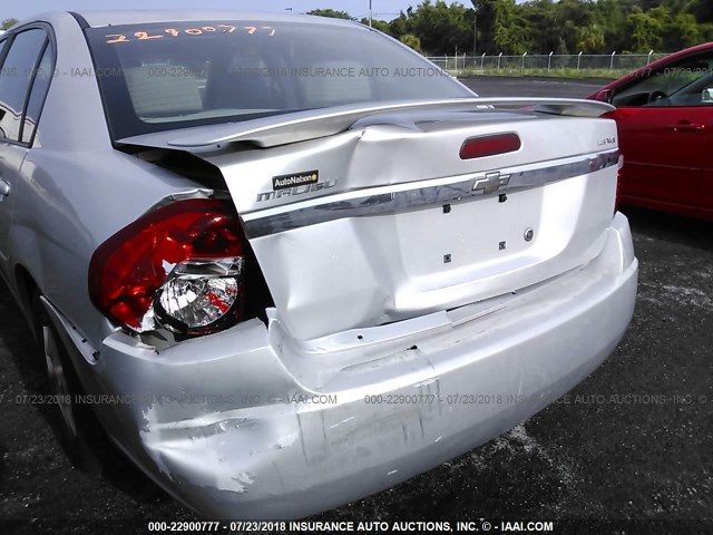 1G1ZT54825F211791 - 2005 CHEVROLET MALIBU LS ვერცხლისფერი ფოტო 6