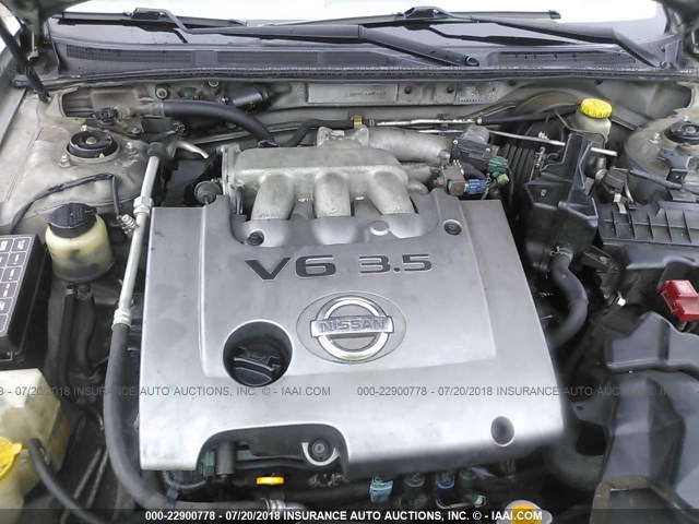 JN1DA31D02T405166 - 2002 NISSAN MAXIMA GLE/GXE/SE SILVER photo 10