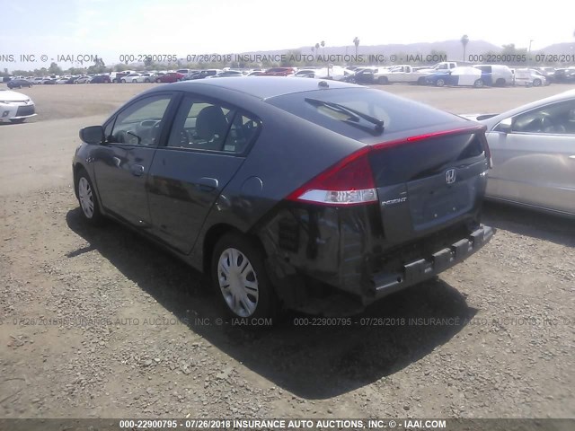 JHMZE2H32BS011624 - 2011 HONDA INSIGHT GRAY photo 3