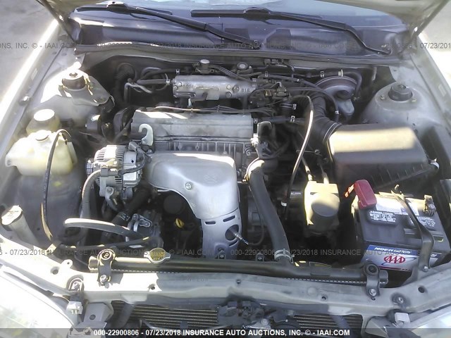 4T1BG22K7YU715761 - 2000 TOYOTA CAMRY CE/LE/XLE 银色 照片 10