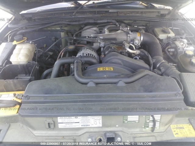 SALTY124XYA253532 - 2000 LAND ROVER DISCOVERY II  მწვანე ფოტო 10