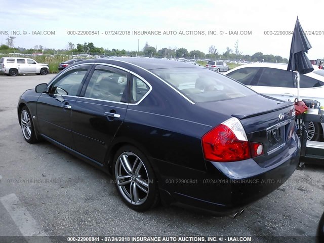 JNKAY01E57M302019 - 2007 INFINITI M35 SPORT BLUE photo 3