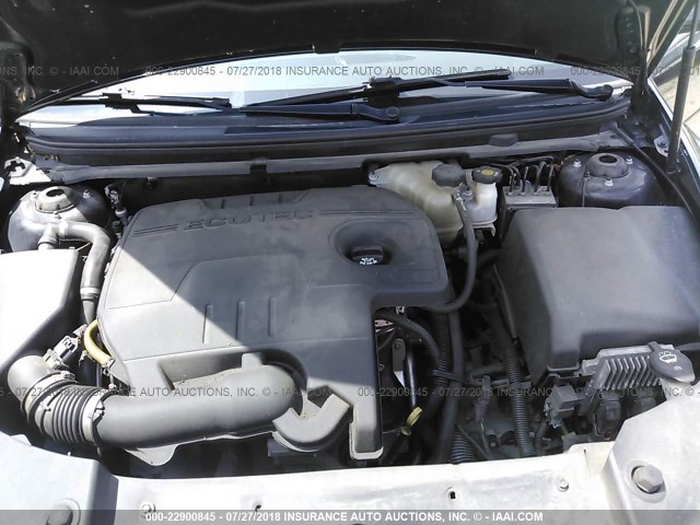 1G1ZC5E09CF199547 - 2012 CHEVROLET MALIBU 1LT შავი ფოტო 10