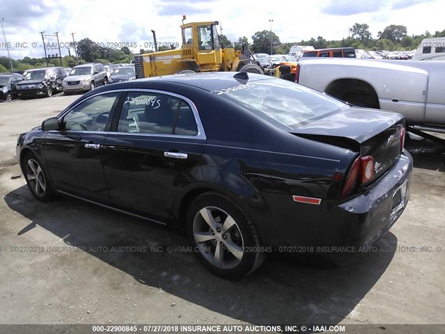 1G1ZC5E09CF199547 - 2012 CHEVROLET MALIBU 1LT შავი ფოტო 3