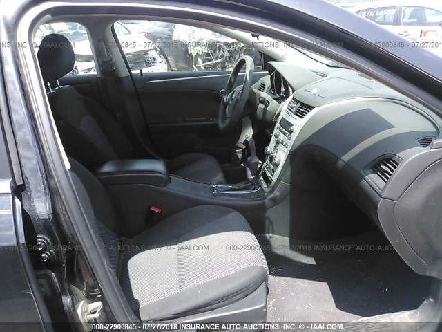 1G1ZC5E09CF199547 - 2012 CHEVROLET MALIBU 1LT შავი ფოტო 5