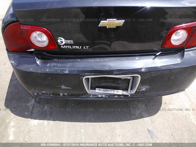 1G1ZC5E09CF199547 - 2012 CHEVROLET MALIBU 1LT შავი ფოტო 6