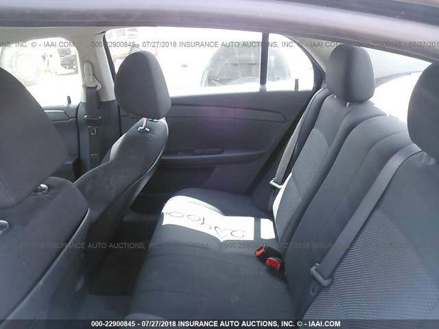 1G1ZC5E09CF199547 - 2012 CHEVROLET MALIBU 1LT შავი ფოტო 8