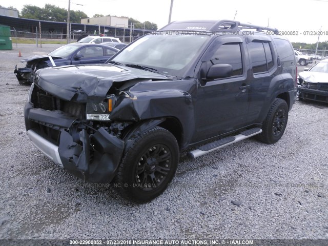 5N1AN0NU3EN808415 - 2014 NISSAN XTERRA X/S/PRO-4X GRAY photo 2