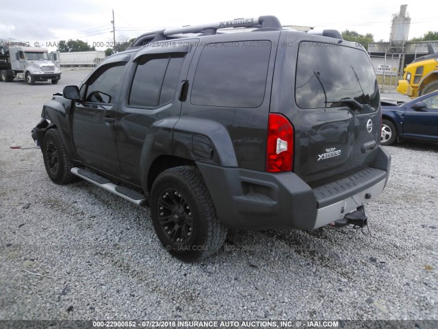 5N1AN0NU3EN808415 - 2014 NISSAN XTERRA X/S/PRO-4X GRAY photo 3