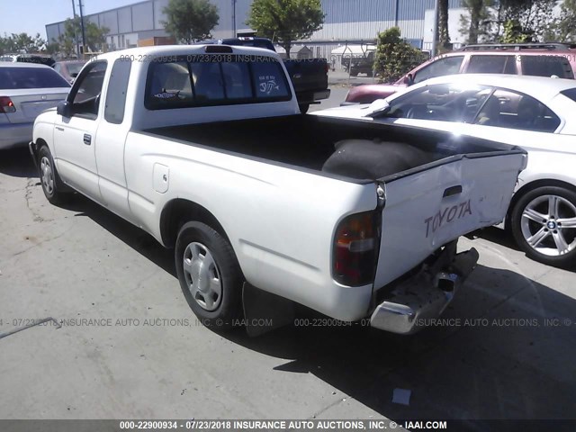 4TAUN53B0SZ079161 - 1995 TOYOTA TACOMA XTRACAB WHITE photo 3