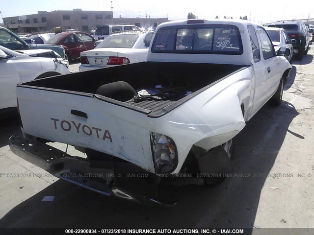 4TAUN53B0SZ079161 - 1995 TOYOTA TACOMA XTRACAB WHITE photo 4