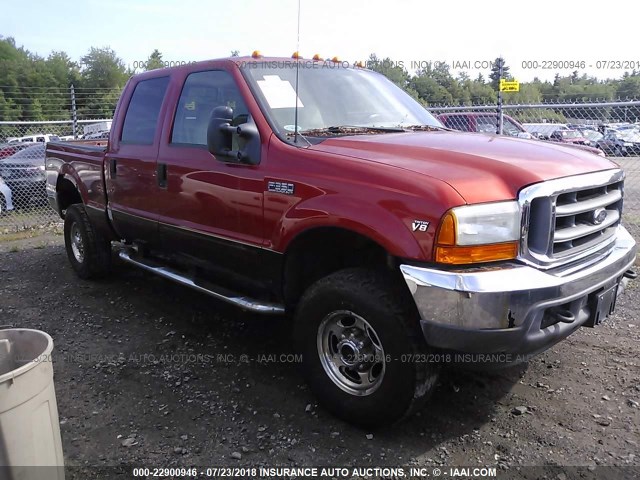 1FTSW31L41ED20105 - 2001 FORD F350 SRW SUPER DUTY ORANGE photo 1