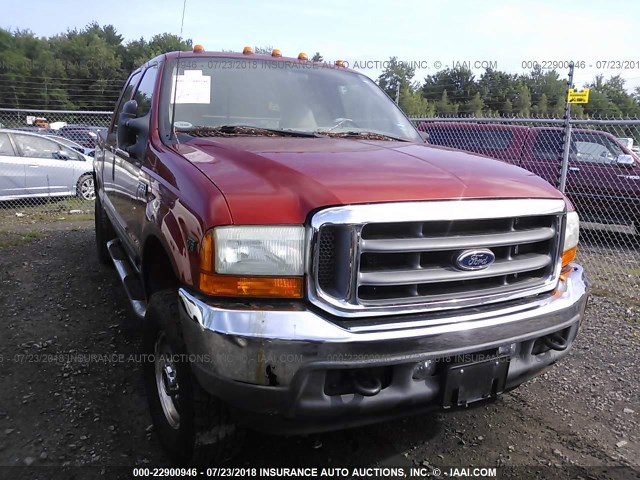 1FTSW31L41ED20105 - 2001 FORD F350 SRW SUPER DUTY ORANGE photo 6