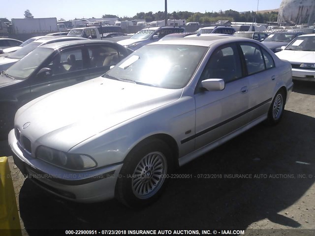 WBADM6349XGU02606 - 1999 BMW 528 I AUTOMATIC SILVER photo 2